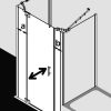 Kermi Filia XP Pendeltür mit Festfeldern (Typ 1G)rechts (Typ 1GR) Sanitär & Armaturen
