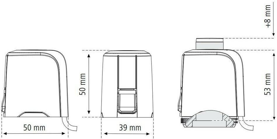 Kermi x-net Stellantrieb 24 V Heizungen