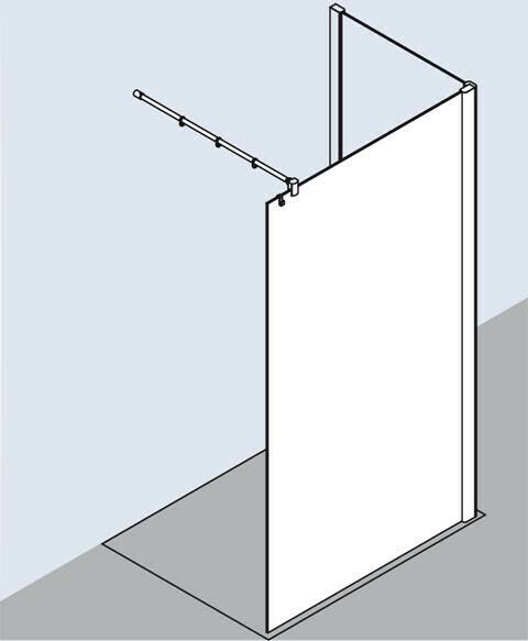 Sanitär & Armaturen Kermi Pasa XP Walk-In Duschwand (Typ TWG)